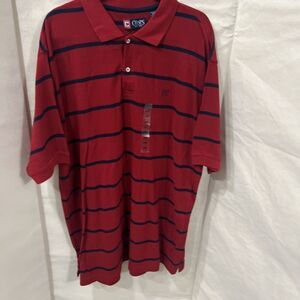 Chaps Red Polo Golf Shirt 2XB 2XL‎ XXL Big NWOT NEW